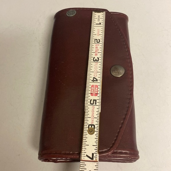 FS ORIGINAL Accordian Leather Bifold Snap Wallet - Picture 4 of 17